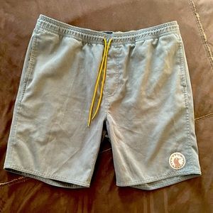 element large green mens shorts